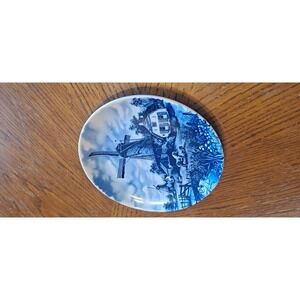 Delft Blauw~Hand Decorated Made In Holland Wall Plate 6 1/2"